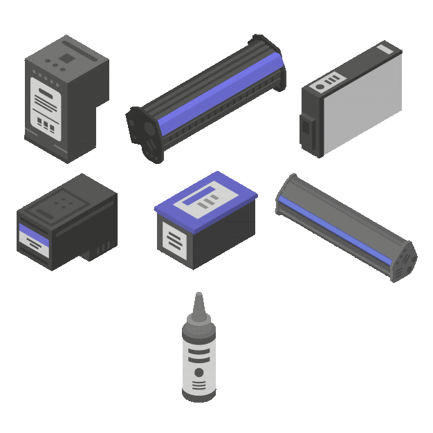  شارژ و تعمیر کارتریج های انواع پرینترهای لیزری و جوهرافشان